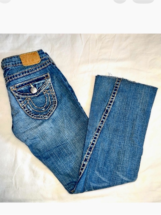 True Religion Denim - Vintage Y2K True Religion Joey Super T Low Rise Flare Women’s Jeans Size 27